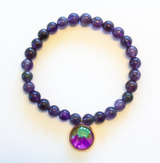 AMETHYST GEMSTONE BRACELET
